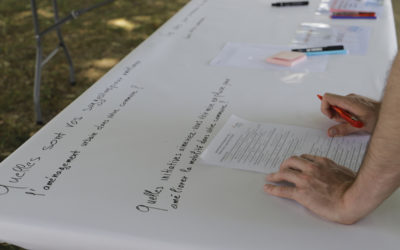 La consultation citoyenne arrive à son terme et la concertation commence !
